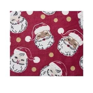 Hallmark Santa Throw 68x86 Oversized Super Soft Machine Washable Plush Blanket
